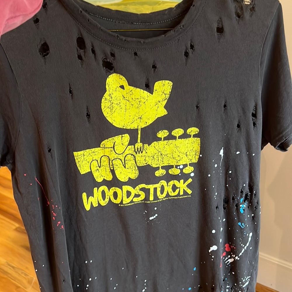 Distressed tee
